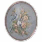 Kuifmezen Sticker (Voorkant)