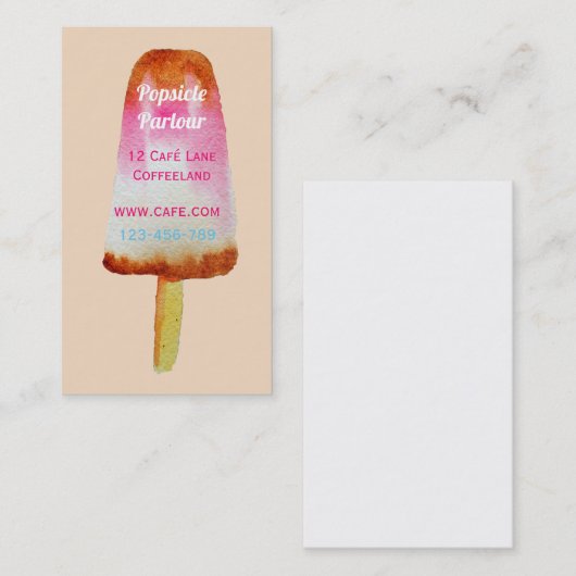 Kuifmolen voor de zomervakantie visitekaartje (Voorkant / Achterkant)