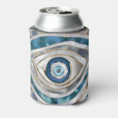 Kuifogen Minerale texturen en goud Blikjeskoeler (Blikje Achterkant)