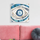 Kuifogen Minerale texturen en goud Canvas Afdruk (Insitu (Woonkamer))