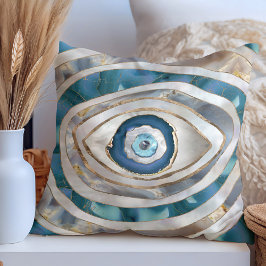 Kuifogen Minerale texturen en goud Kussen