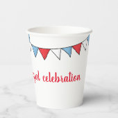 Kuifpapierbekertje Papieren Bekers (Achterkant)