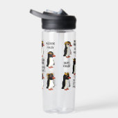 Kuifpinguïns - alle soorten met tekst waterfles (Rechts)