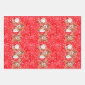 Kuifscharen en omlooppapier inpakpapier vel (Voorkant 2)