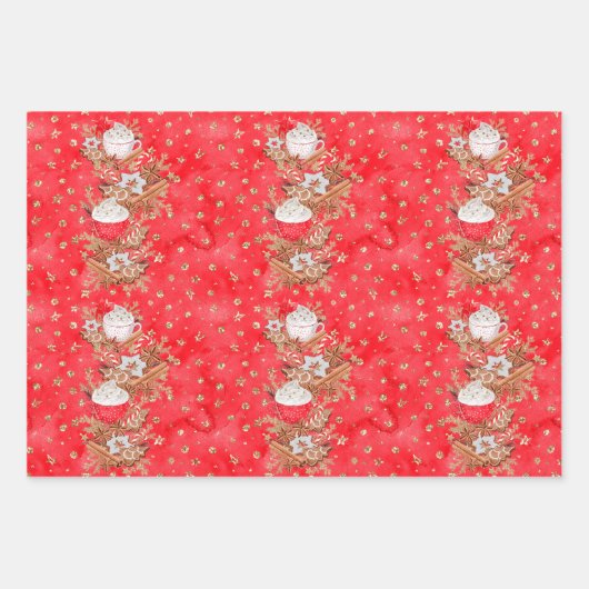 Kuifscharen en omlooppapier inpakpapier vel (Voorkant 2)