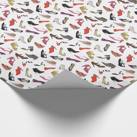 Kuifschoenen voor verpakkingspapier cadeaupapier (Hoek)