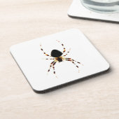 Kuifspider Bier Onderzetter (Linkerzijde)