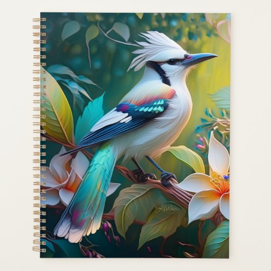 Kuiftaling Vleugelige Gaai Planner (Voorkant)
