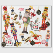 Kuifwerkpapier voor kerstmis, Sweetie Nutcracker Cadeaupapier (Vlak)