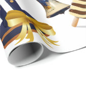 Kuifwerkpapier voor kerstmis, Sweetie Nutcracker Cadeaupapier (Rol Hoek)