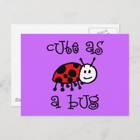 Kuiken als een insect briefkaart (Voorkant / Achterkant)