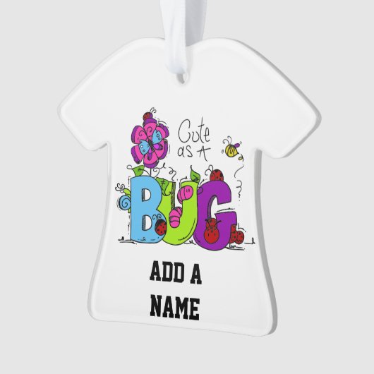 Kuiken als een insect ornament (voorkant)