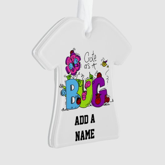 Kuiken als een insect ornament (voorkant)