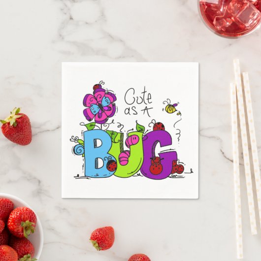 Kuiken als een insect servetten (Insitu)