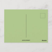  kuiken met verfpalet Pasen Briefkaart (Achterkant)