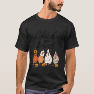 Kuiken of trakteren grappige Halloween kostuum voo T-shirt