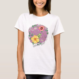 Kuiken, Tekenen Wildflowers / Garden Girl T-shirt