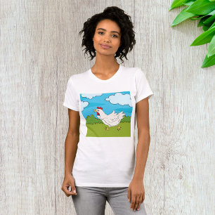 Kuikens die in een veld worden rondgeworpen, T-shi T-shirt