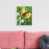 Kuikens en Eieren Canvas Afdruk (Insitu (Woonkamer))