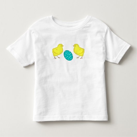 Kuikens en paasei kinder shirts (Voorkant)