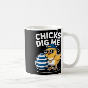 Kuikens Graaf Me Paaskuiken Grappig Gelukkig Paasd Koffiemok