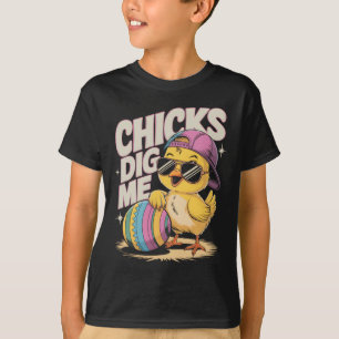 Kuikens Graaf Me Peuter Jongen Pasen Jongens Pasen T-shirt