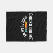 Kuikens Graaf Me Vissen Angst Me Fleece Deken (Voorkant (Horizontaal))