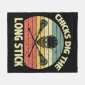 Kuikens Graven De Lange Stok Fleece Deken (Voorkant (Horizontaal))