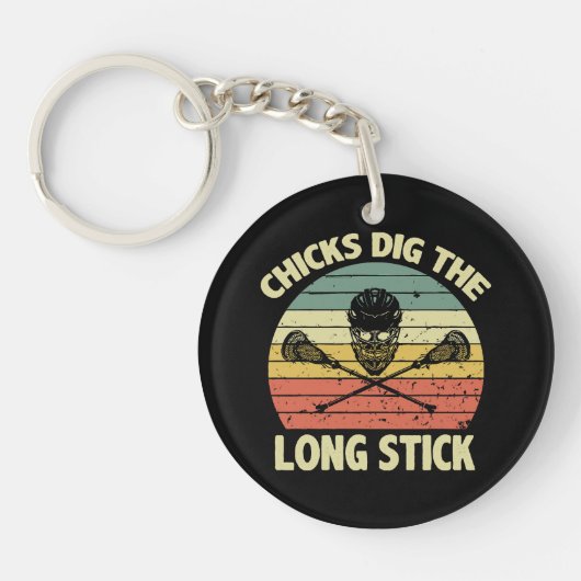 Kuikens Graven De Lange Stok Sleutelhanger (Voorkant)