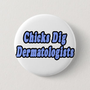 Kuikens graven dermatologen ronde button 5,7 cm
