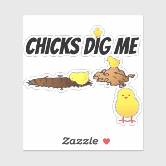 KUIKENS GRAVEN MIJ STICKER (Vel)