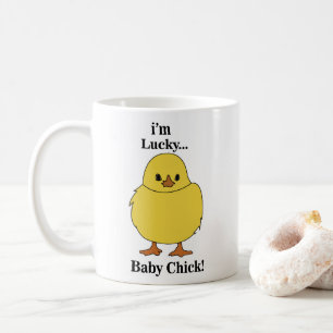Kuikens Ik ben Lucky Baby Chick Koffiemok