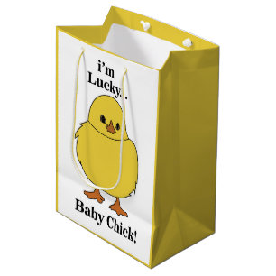 Kuikens Ik ben Lucky Baby Chick Medium Cadeauzakje