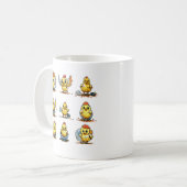 Kuikens in de maak koffiemok (Voorkant links)