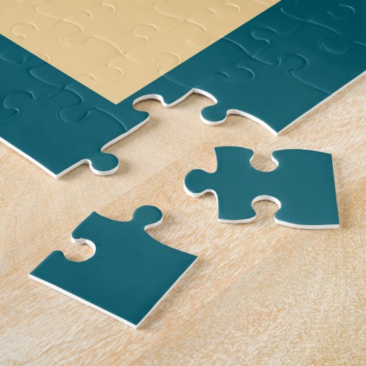 Kuikens in een mandje paasuitnodiging legpuzzel (Zijkant)