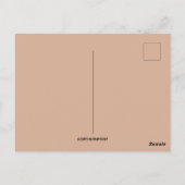 kuikens in eierroze zwenkrooster Pasen Briefkaart (Achterkant)