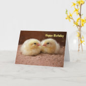 Kuikens Kaart VERJAARDAG (Gele Bloem)