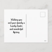  kuikens met eierBriefkaart Feestdagenkaart (Achterkant)