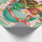  kuikens met paasroosters cadeaupapier (Hoek)