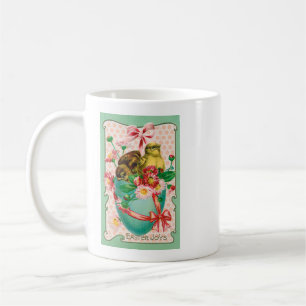 kuikens met paasroosters koffiemok