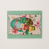  kuikens met paasroosters legpuzzel (Horizontaal)