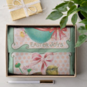 kuikens met paasroosters tissuepapier (Geschenk)