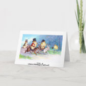 Kuikens Paasrit Feestdagen Kaart (Achterkant)