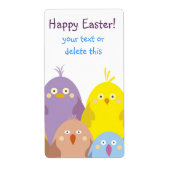 Kuikens peloton etiket (Voorkant)