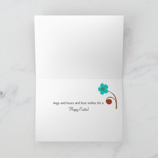 Kuikens van de Dochter & van de Partner van Pasen Feestdagen Kaart (Binnen)