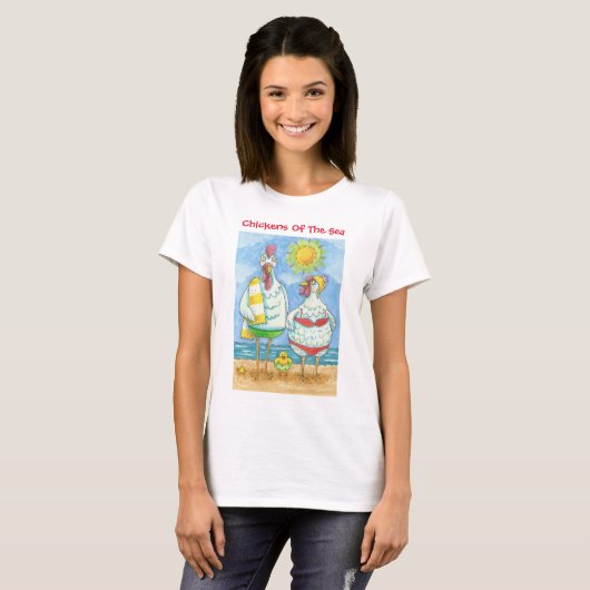 KUIKENS VAN HET ZEE, FUNNY CARTOON T-SHIRT (Voorkant volledig)
