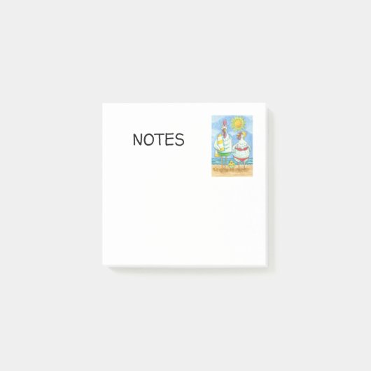 KUIKENS VAN HET ZEE, Post-it® notes VAN DE CARTOON (Voorkant)