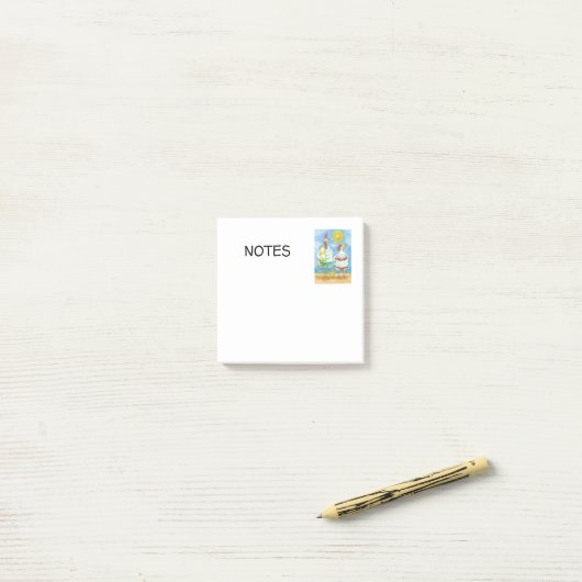 KUIKENS VAN HET ZEE, Post-it® notes VAN DE CARTOON (Op bureau)