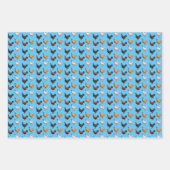 kuikens van kippen inpakpapier vel (Voorkant 3)