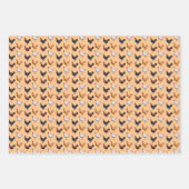 kuikens van kippen inpakpapier vel (Voorkant)